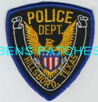 TEXAS,HILLSBORO POLICE 2